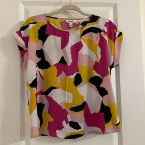 Nine West Vibrant Multicolor Top